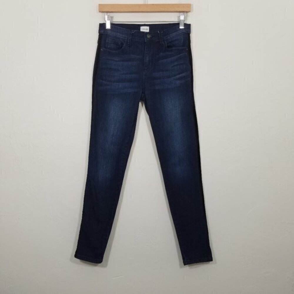 Sneak Peek Mid Rise Skinny Stretch Jeans Blue Size 5